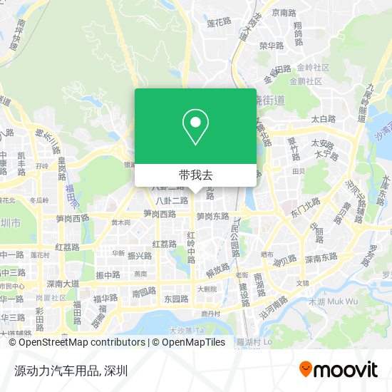 源动力汽车用品地图
