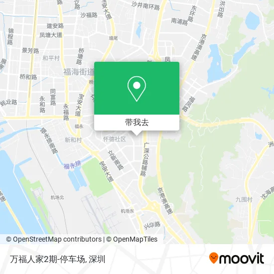 万福人家2期-停车场地图
