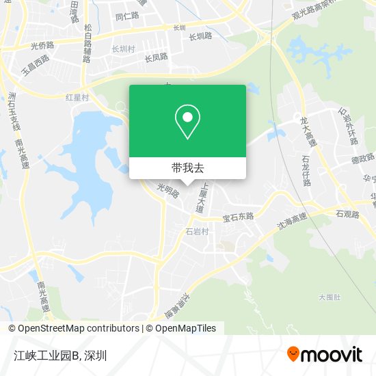 江峡工业园B地图