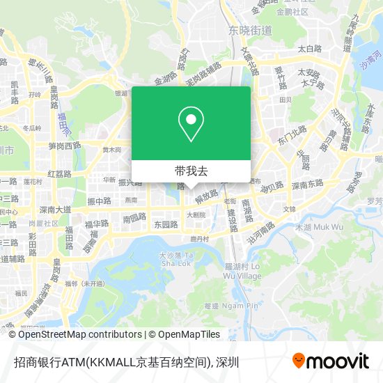 招商银行ATM(KKMALL京基百纳空间)地图