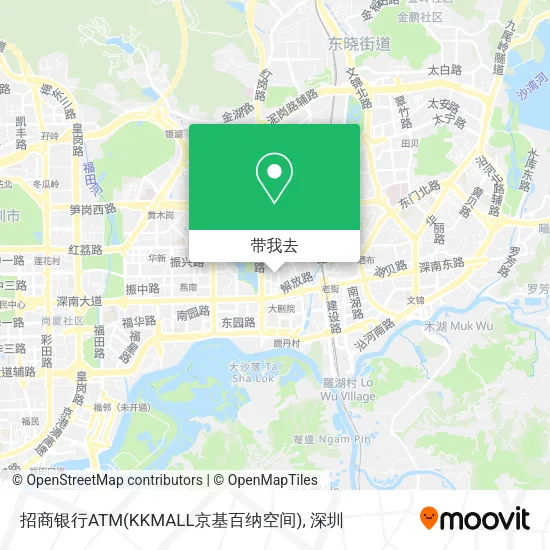 招商银行ATM(KKMALL京基百纳空间)地图