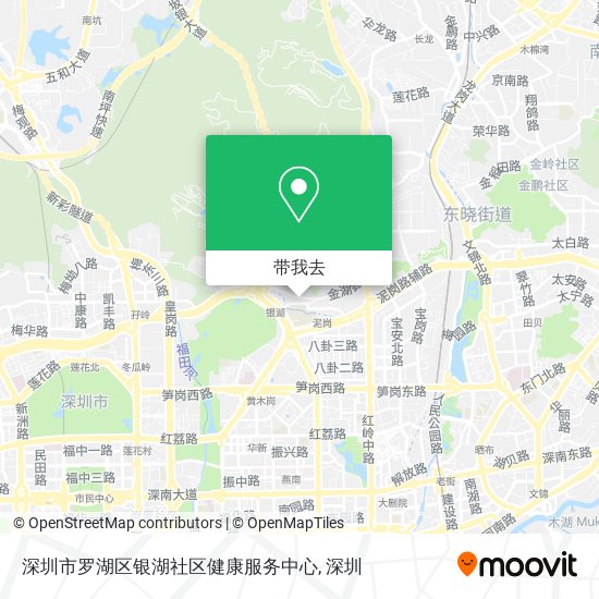 深圳市罗湖区银湖社区健康服务中心地图