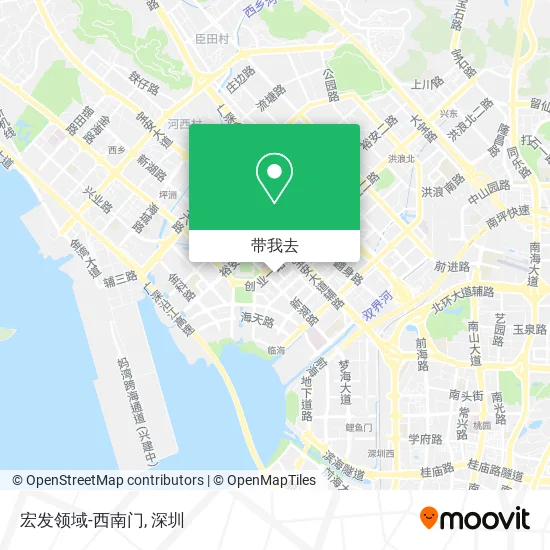 宏发领域-西南门地图
