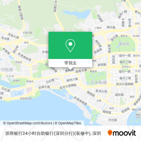 浙商银行24小时自助银行(深圳分行)(装修中)地图
