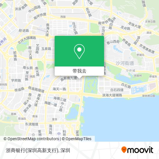 浙商银行(深圳高新支行)地图