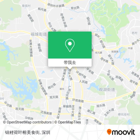 锦鲤荷叶榕美食街地图