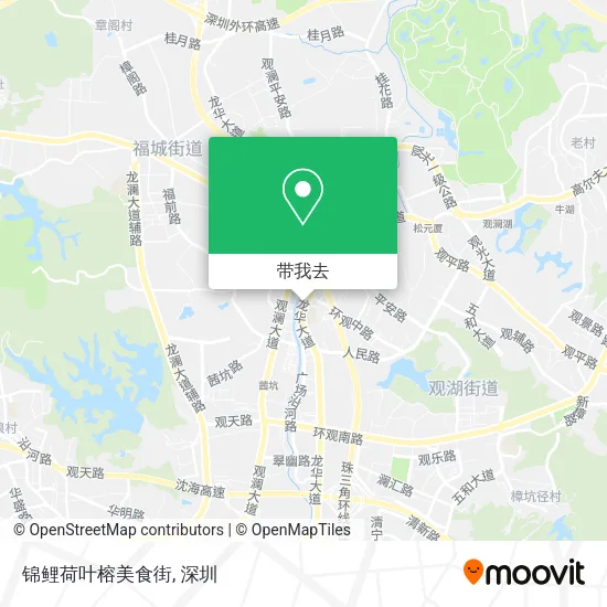 锦鲤荷叶榕美食街地图