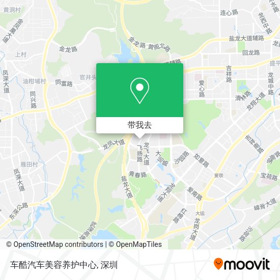 车酷汽车美容养护中心地图