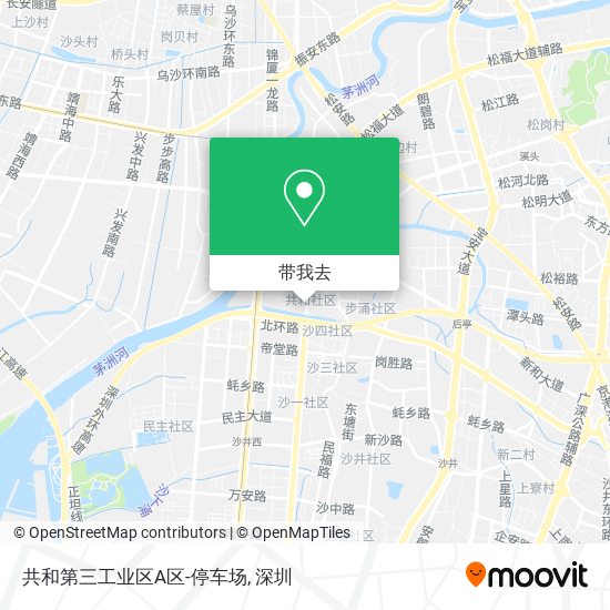 共和第三工业区A区-停车场地图