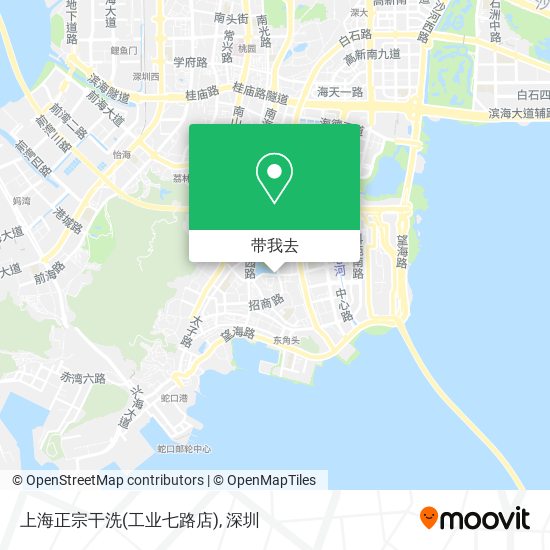 上海正宗干洗(工业七路店)地图