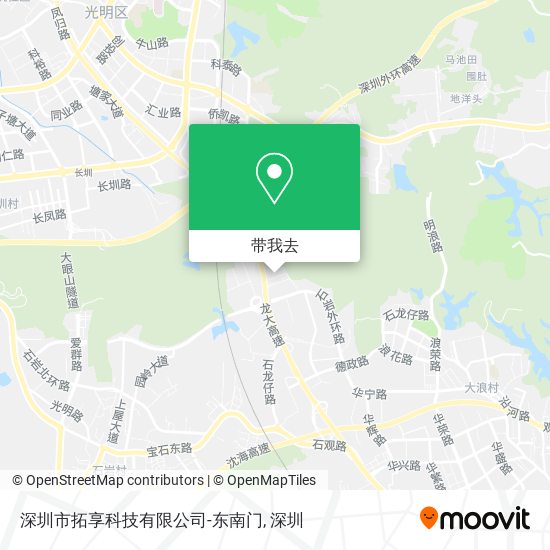 深圳市拓享科技有限公司-东南门地图