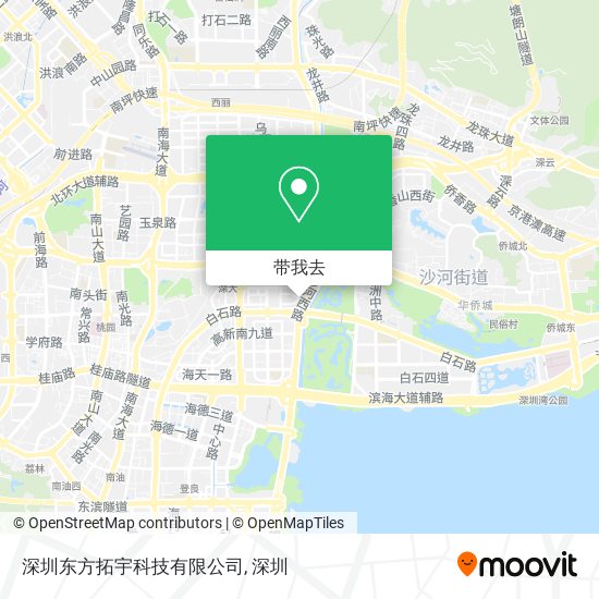 深圳东方拓宇科技有限公司地图