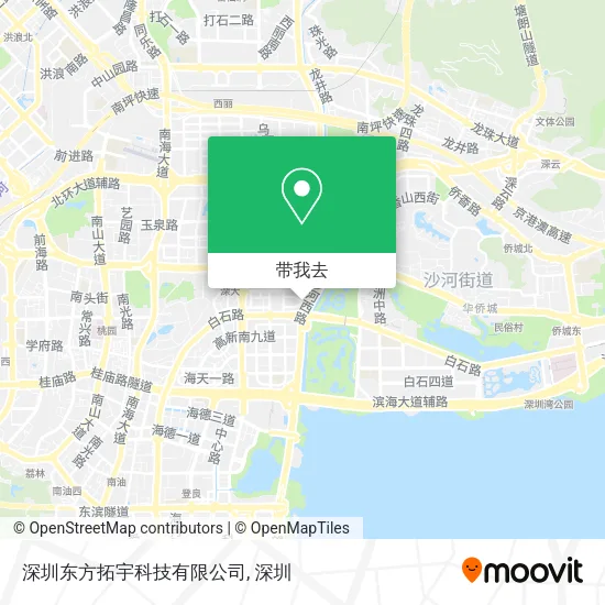 深圳东方拓宇科技有限公司地图