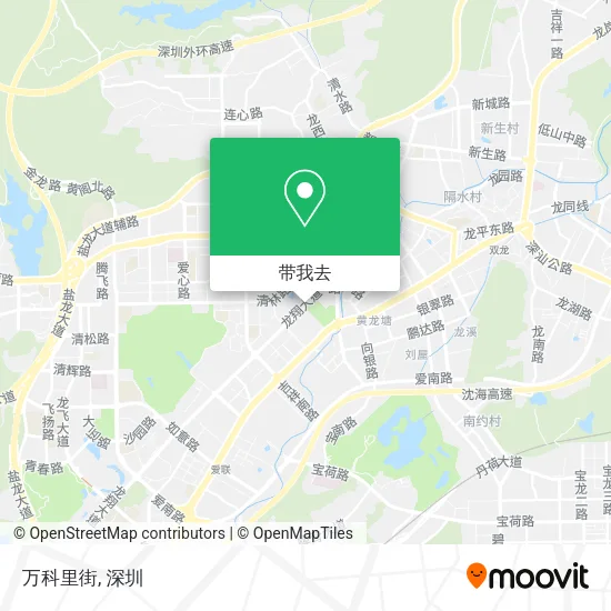 万科里街地图