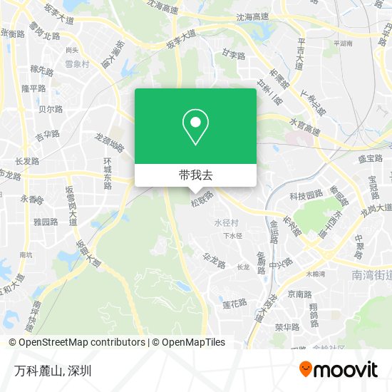 万科麓山地图