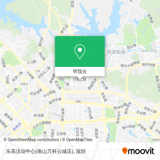 乐高活动中心(南山万科云城店)地图