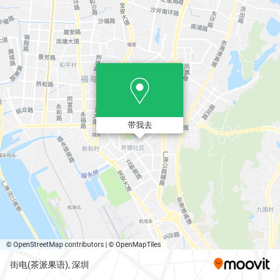 街电(茶派果语)地图