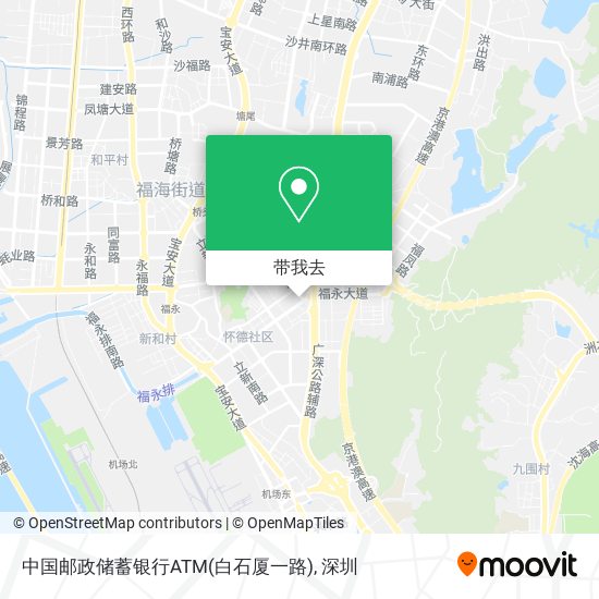 中国邮政储蓄银行ATM(白石厦一路)地图