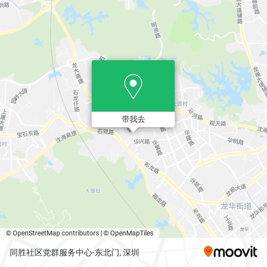 同胜社区党群服务中心-东北门地图