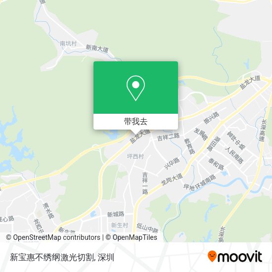 新宝惠不绣纲激光切割地图
