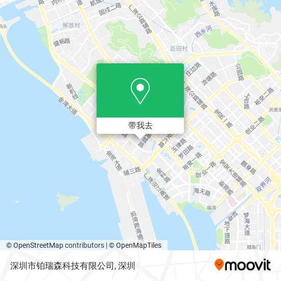 深圳市铂瑞森科技有限公司地图