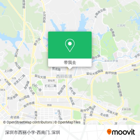 深圳市西丽小学-西南门地图