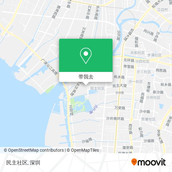 民主社区地图