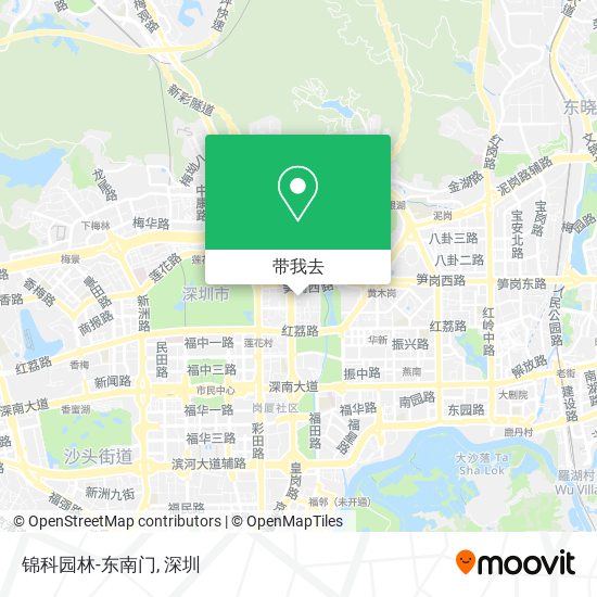 锦科园林-东南门地图