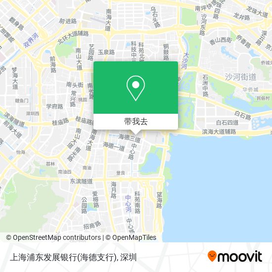 上海浦东发展银行(海德支行)地图