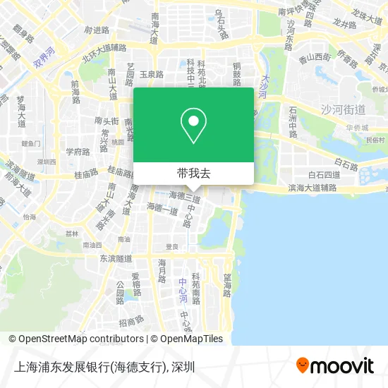 上海浦东发展银行(海德支行)地图