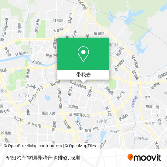华阳汽车空调导航音响维修地图