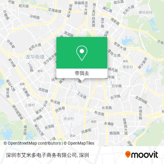 深圳市艾米多电子商务有限公司地图
