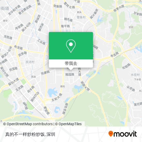 真的不一样炒粉炒饭地图