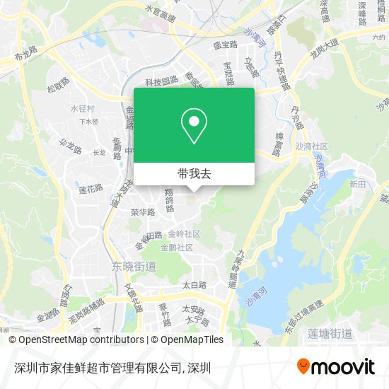 深圳市家佳鲜超市管理有限公司地图