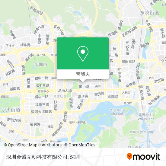 深圳金诚互动科技有限公司地图