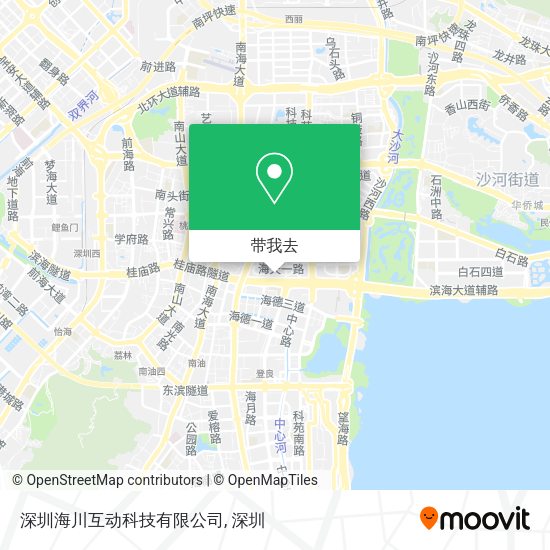 深圳海川互动科技有限公司地图