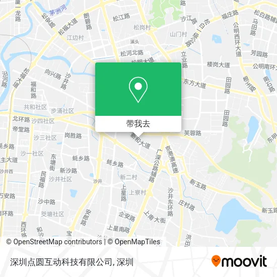 深圳点圆互动科技有限公司地图