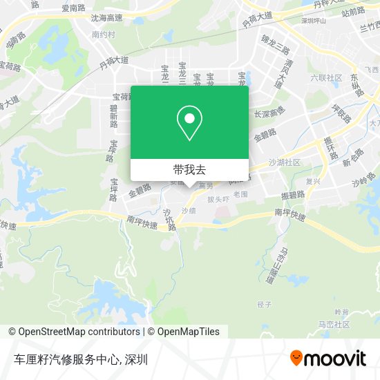 车厘籽汽修服务中心地图