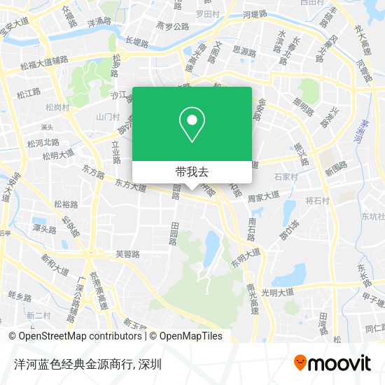 洋河蓝色经典金源商行地图