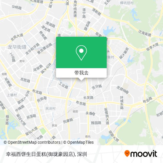 幸福西饼生日蛋糕(御珑豪园店)地图