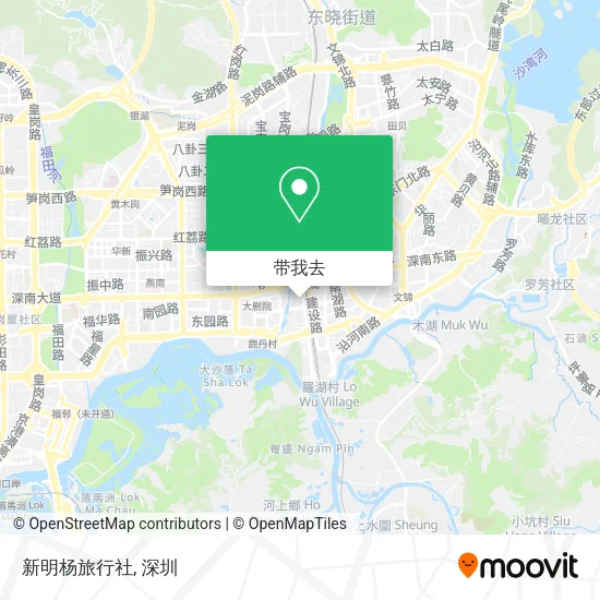 新明杨旅行社地图