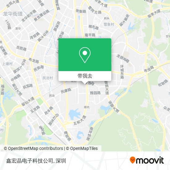 鑫宏晶电子科技公司地图