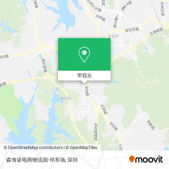 森海诺电商物流园-停车场地图