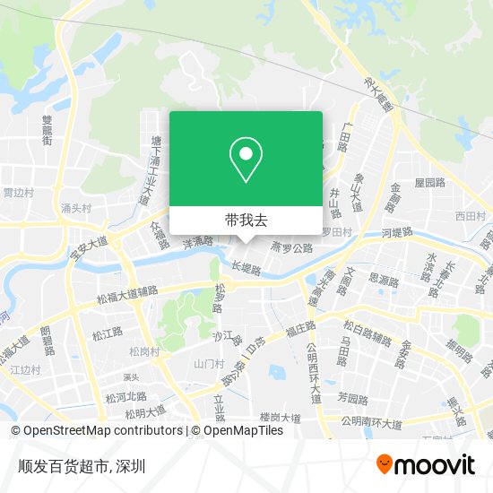 顺发百货超市地图