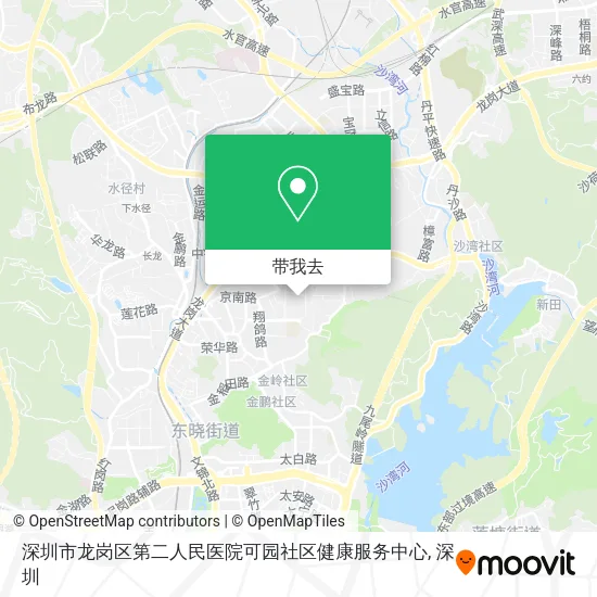 深圳市龙岗区第二人民医院可园社区健康服务中心地图