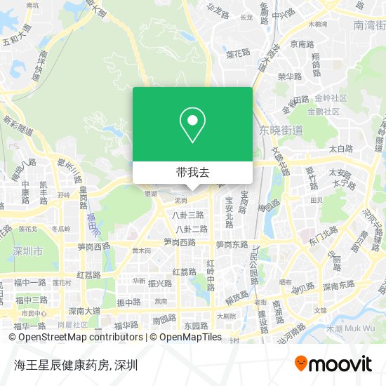 海王星辰健康药房地图