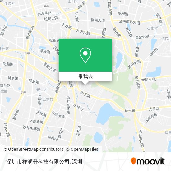 深圳市祥润升科技有限公司地图