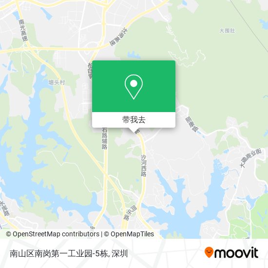 南山区南岗第一工业园-5栋地图
