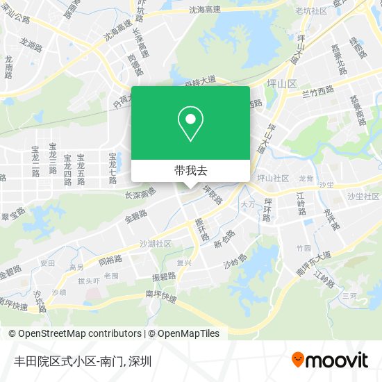 丰田院区式小区-南门地图