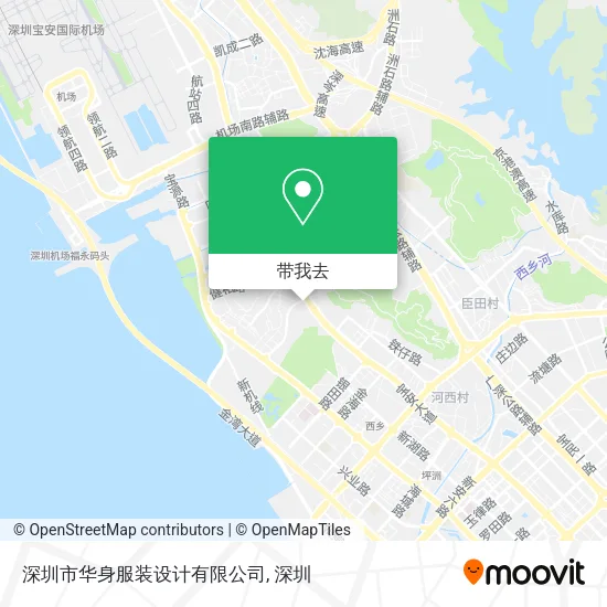 深圳市华身服装设计有限公司地图
